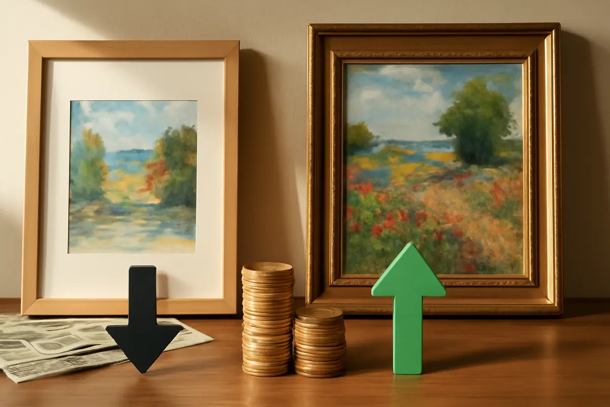 Valore dei dipinti su carta rispetto alla tela: i motivi per cui può cambiare radicalmente l’investimento