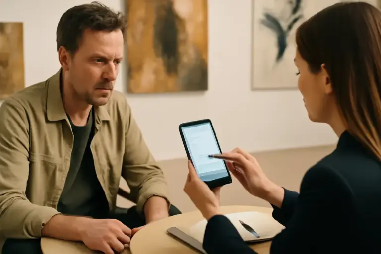 Come prenotare incontri con artisti durante una mostra? Il metodo più efficace per avere accesso privato