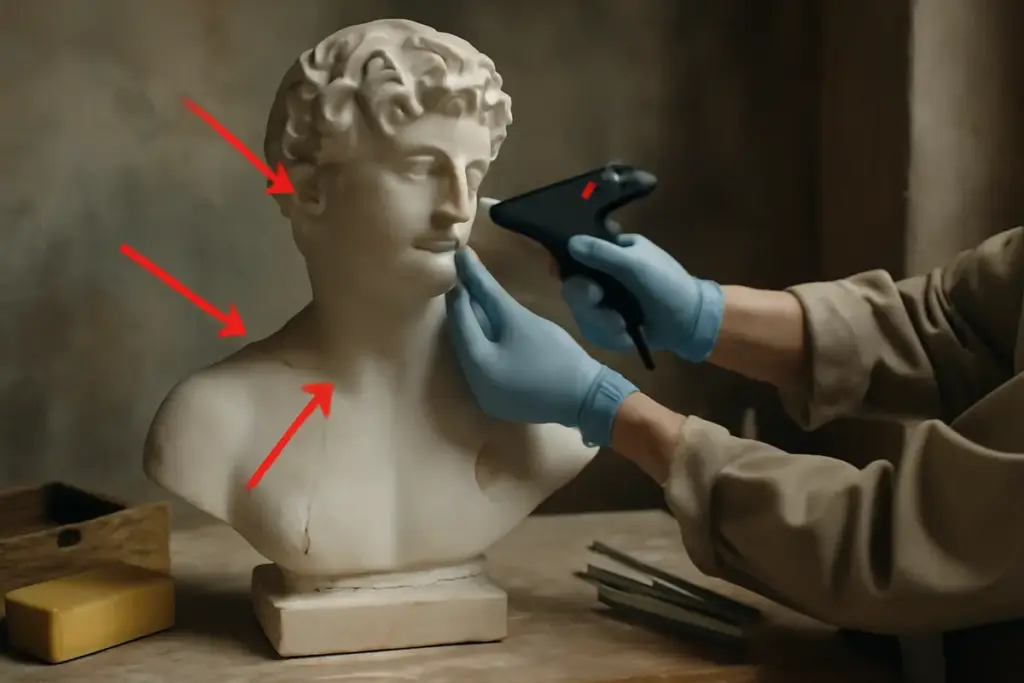 Quali piccoli restauri fanno perdere valore a una scultura? Gli interventi da rimandare sempre