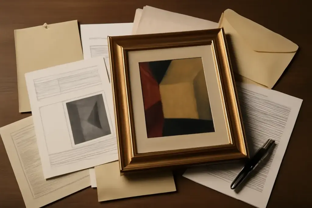 Quali sono i documenti che accompagnano un’opera d’arte? L’importanza reale della documentazione originale